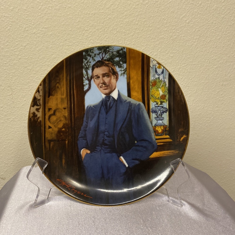 1989 W.S. George 9th Collector Plate Gone With The Wind "Frankly My Dear" PreOwn